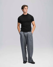 T-Shirt mezza manica in filo