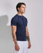 T-shirt Serafino Slim Fit