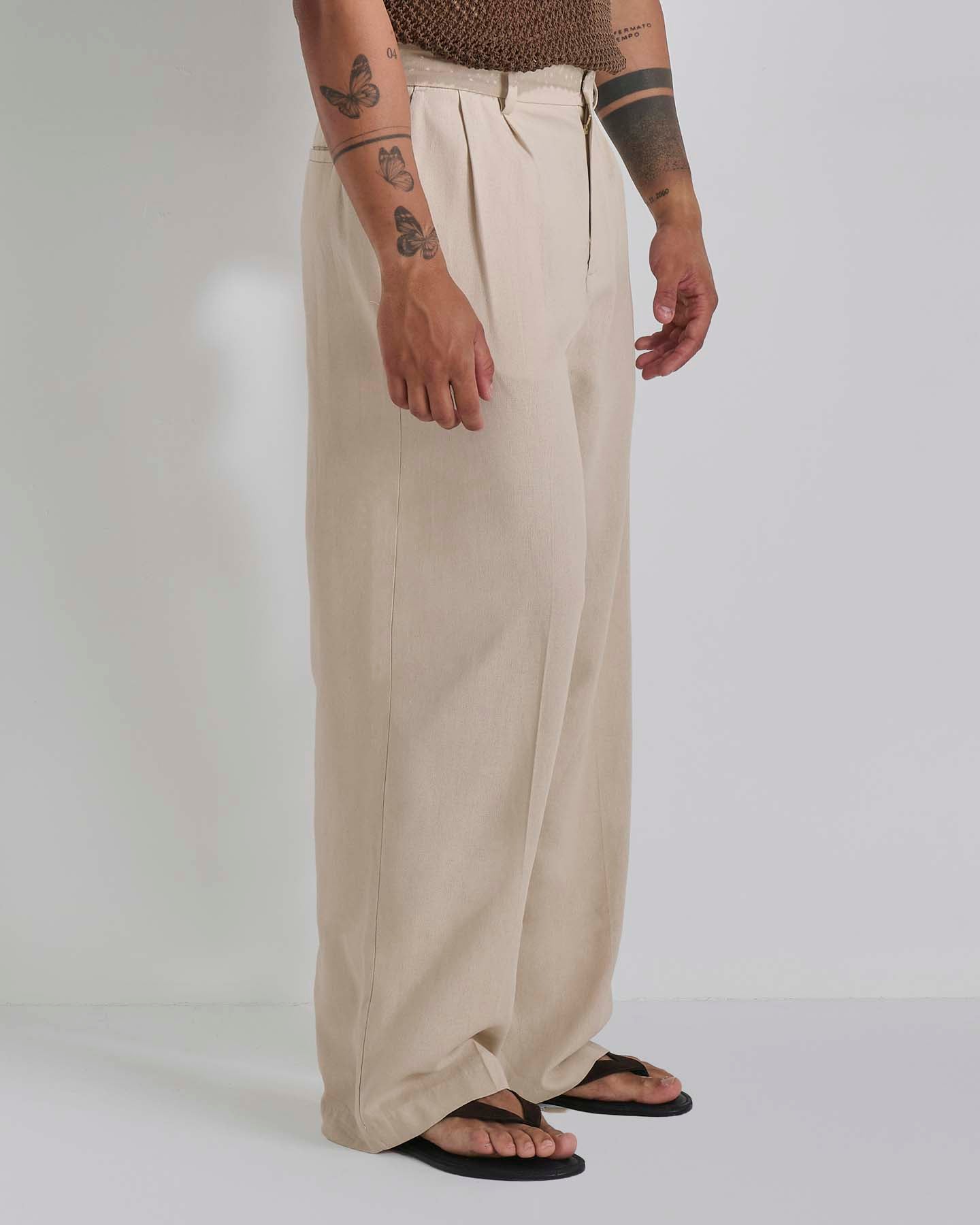 Pantalone da completo in lino Limited Edition