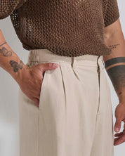 Pantalone da completo in lino Limited Edition