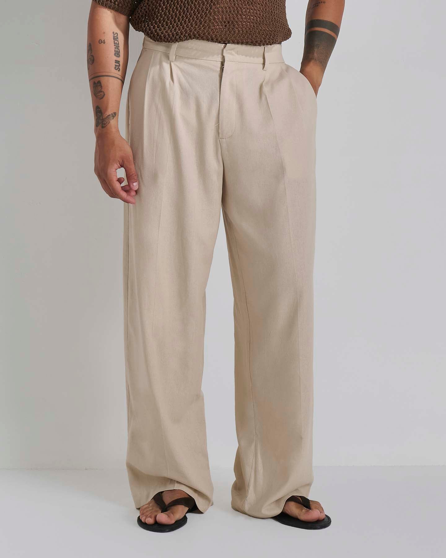 Pantalone da completo in lino Limited Edition