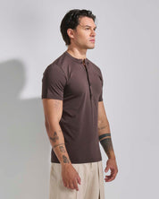 T-shirt Serafino Slim Fit