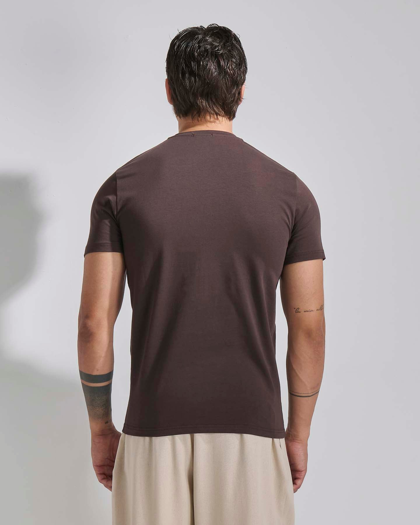 T-shirt Serafino Slim Fit