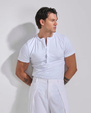 T-shirt Serafino Slim Fit