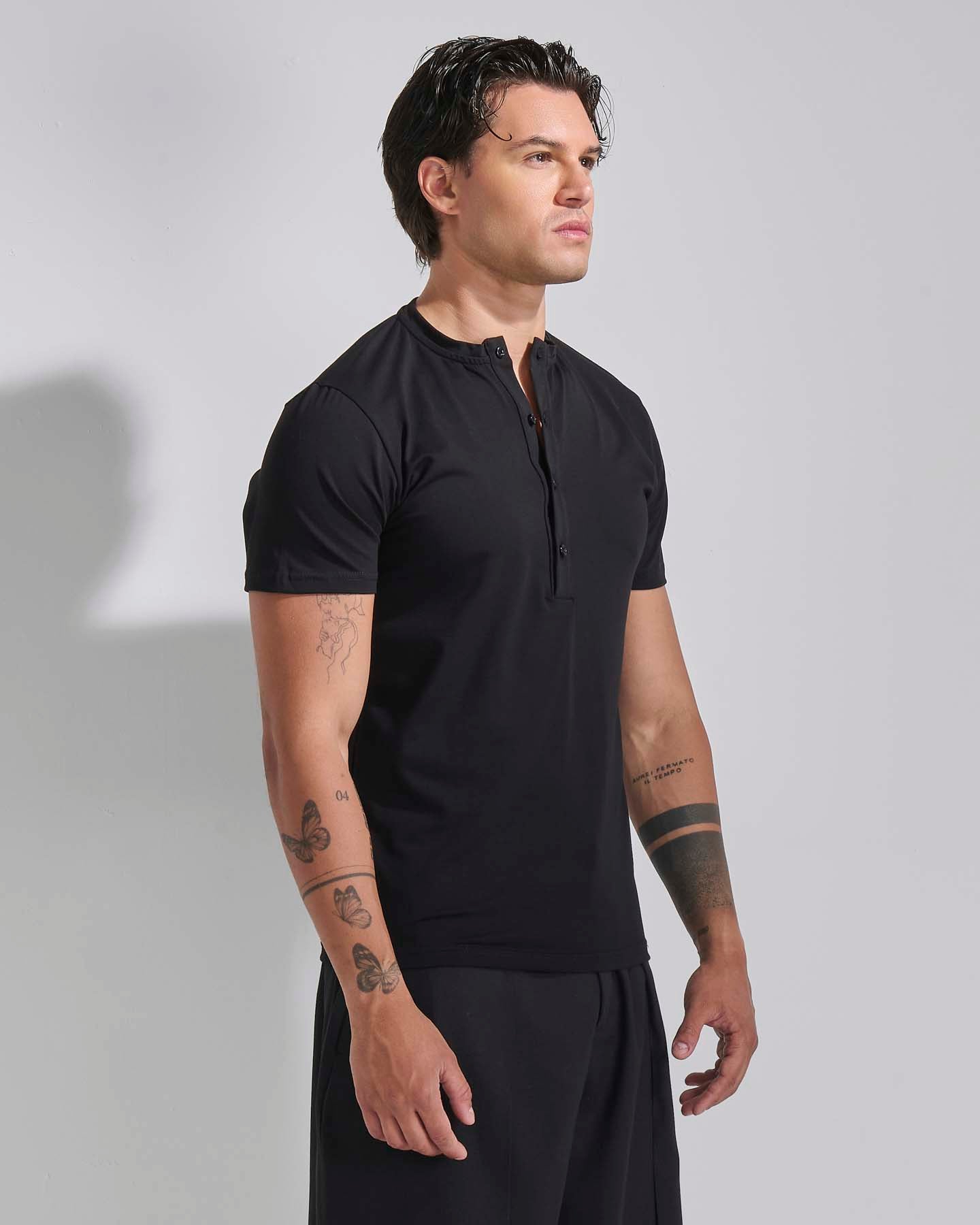 T-shirt Serafino Slim Fit