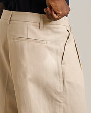 Pantalone Wide Fit In Lino