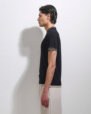 Polo classica in viscosa stretch