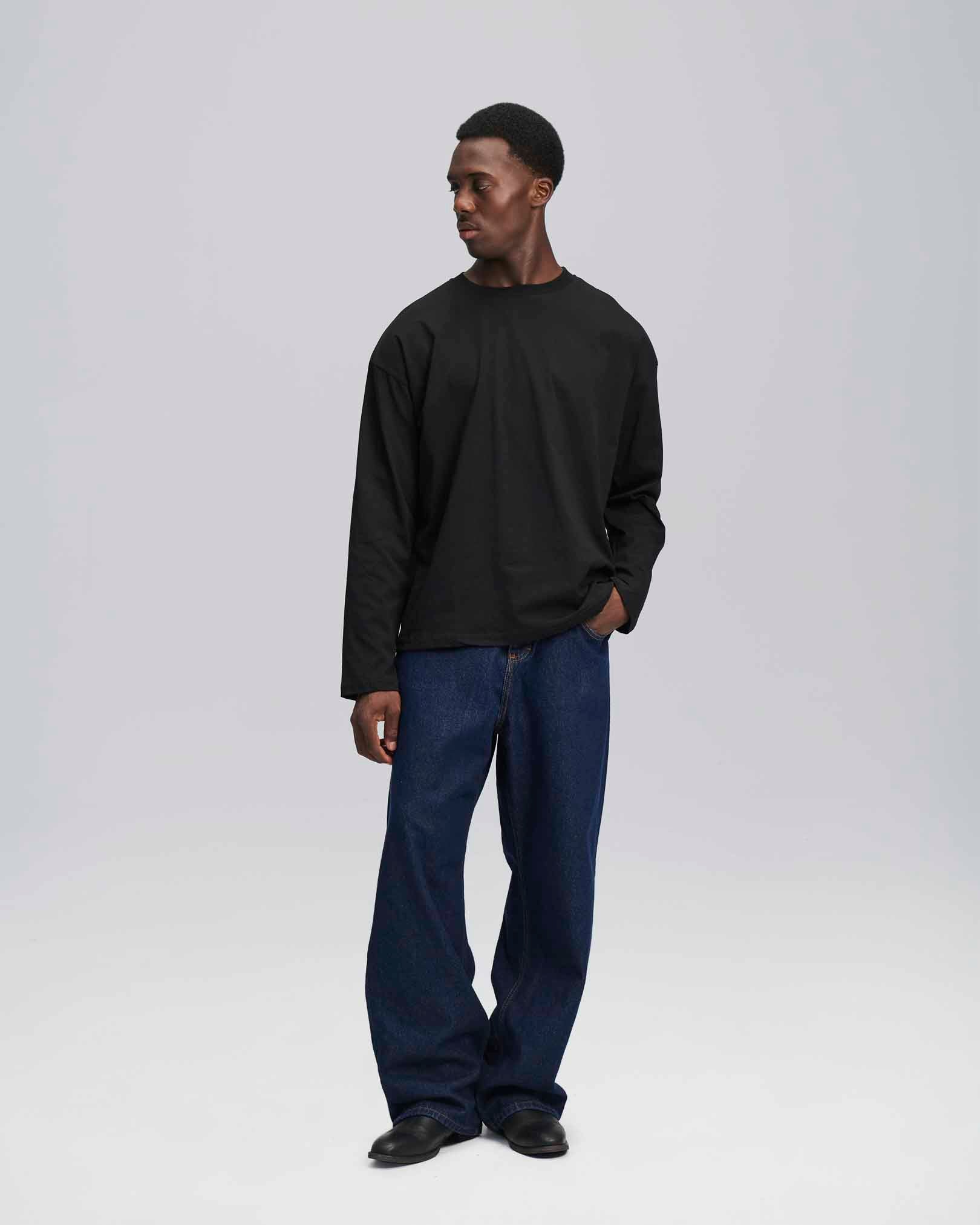 Jeans baggy lavaggio zero