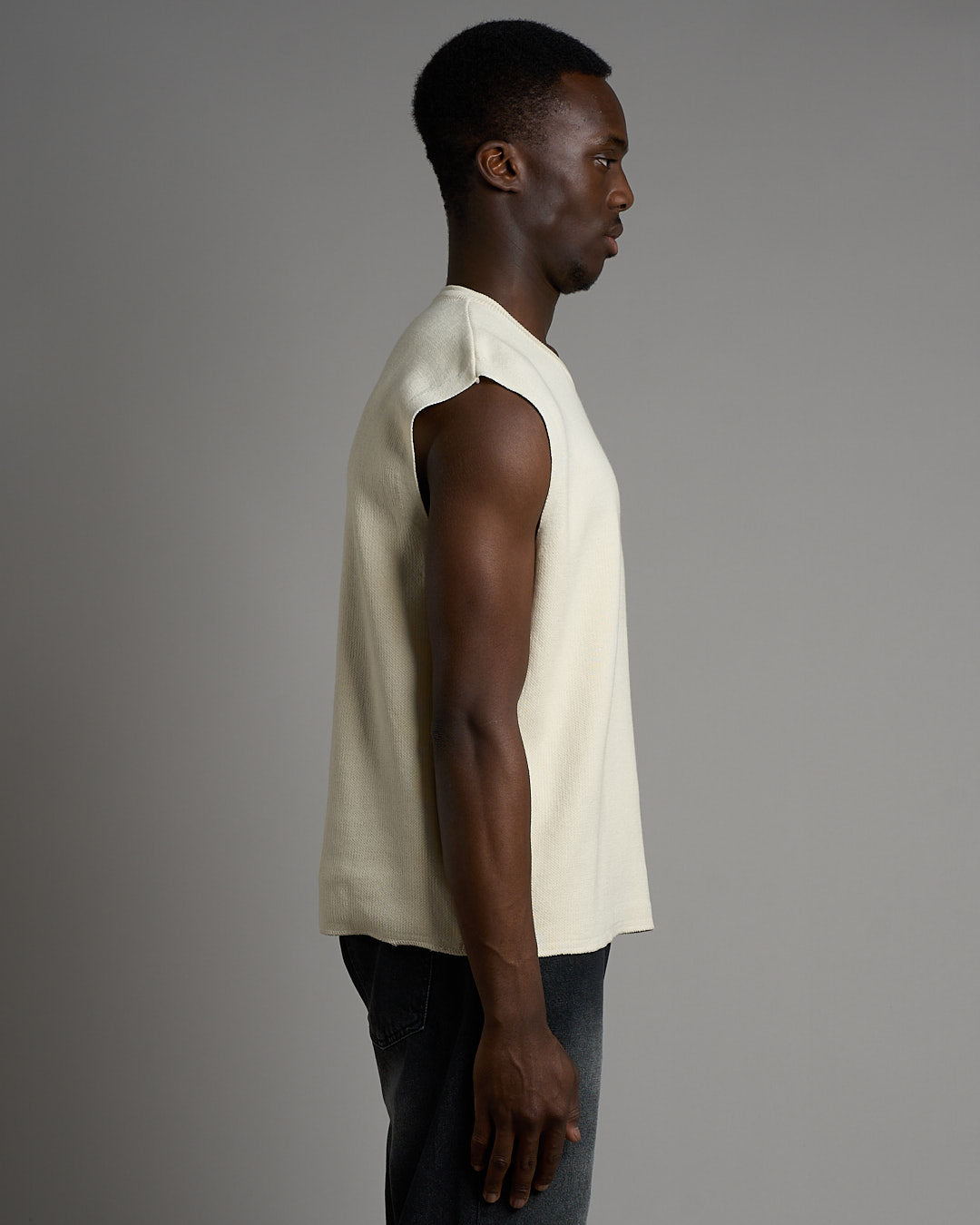 Gilet Relax Fit in cotone