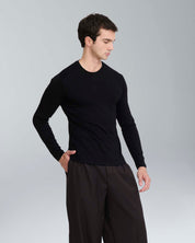 T-shirt longsleeve in viscosa