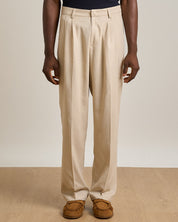 Pantalone Wide Fit In Lino