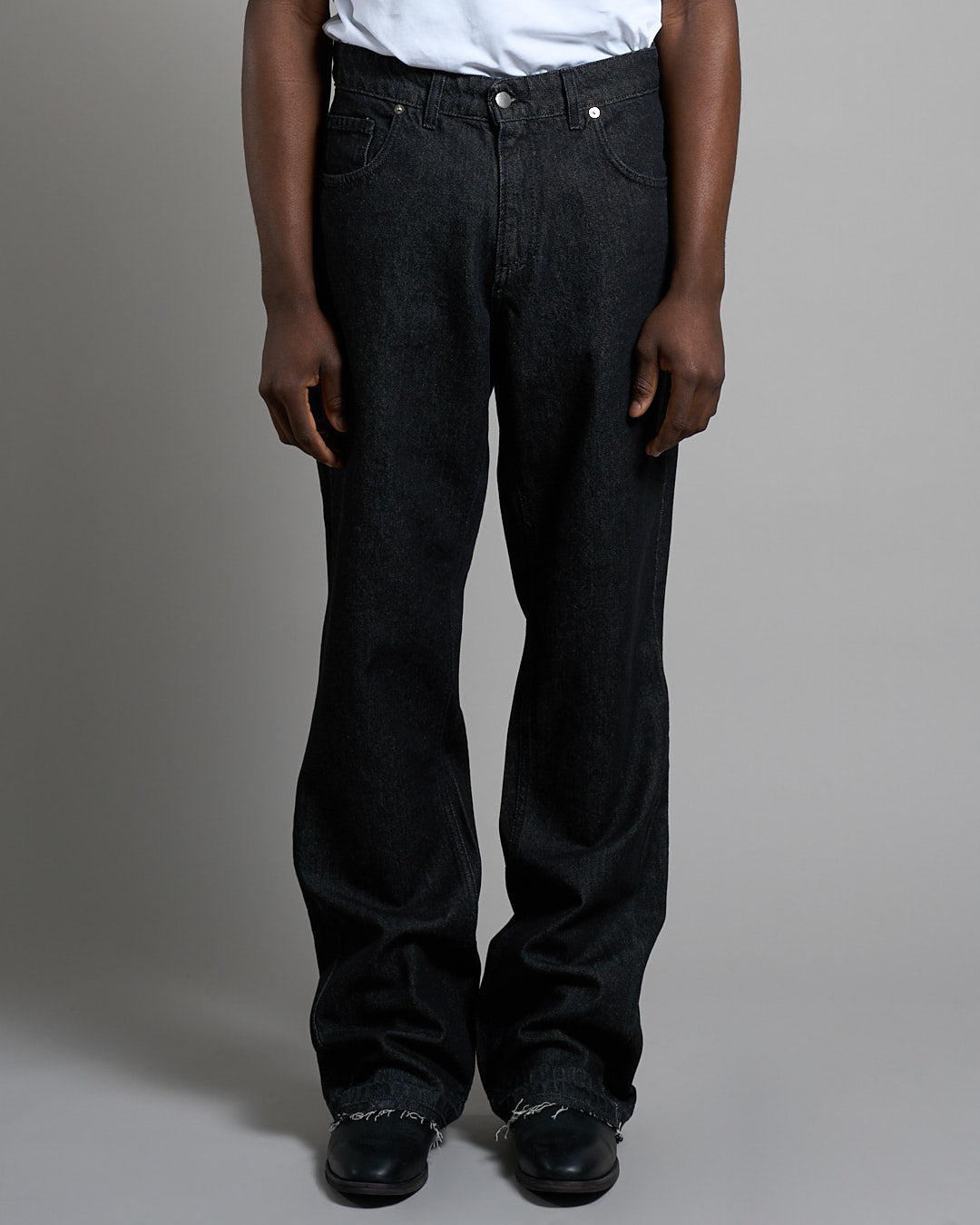 Jeans Flare Fit Lavaggio Zero