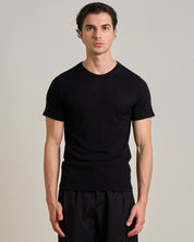 T-shirt girocollo in filo