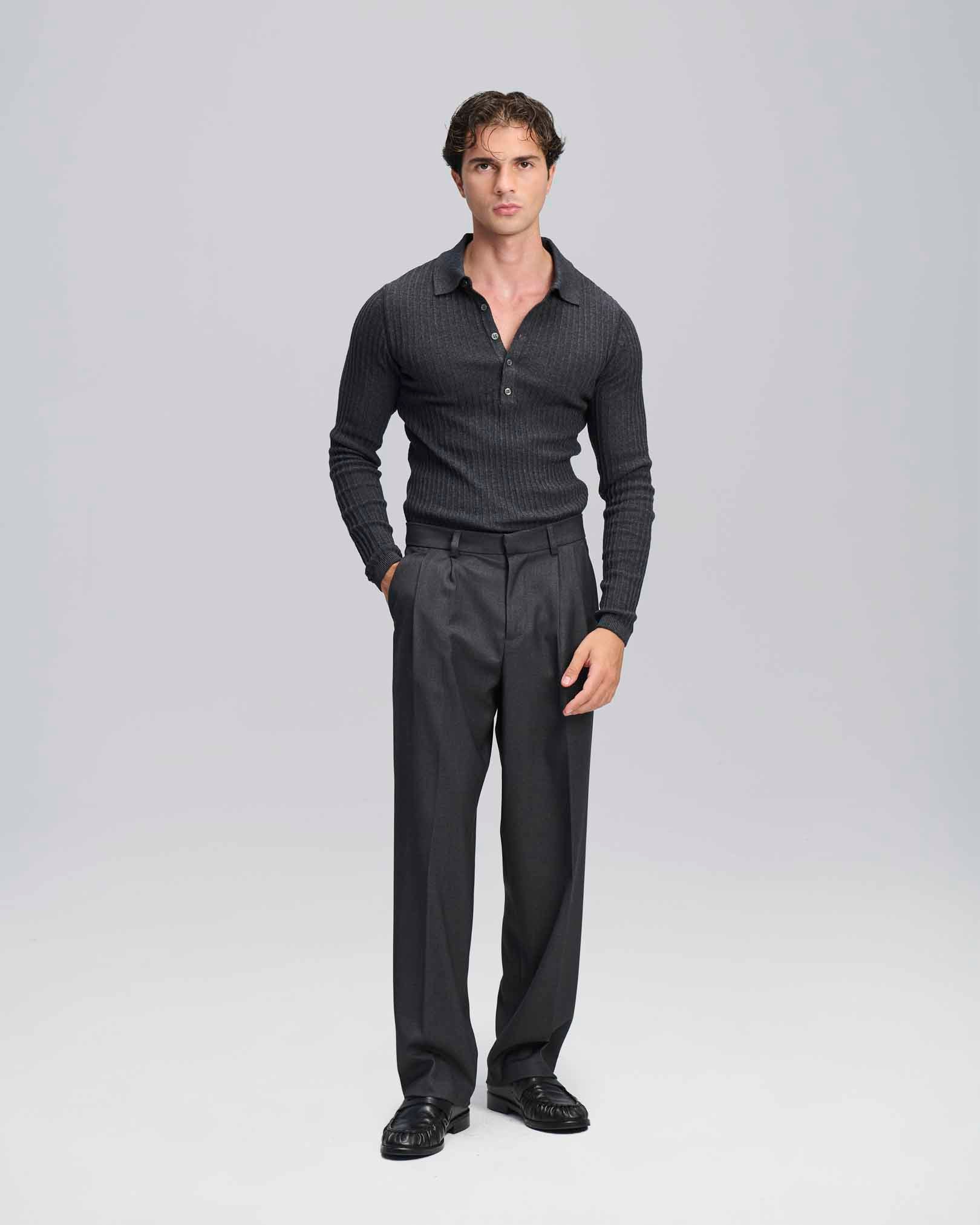 Pantalone wide fit