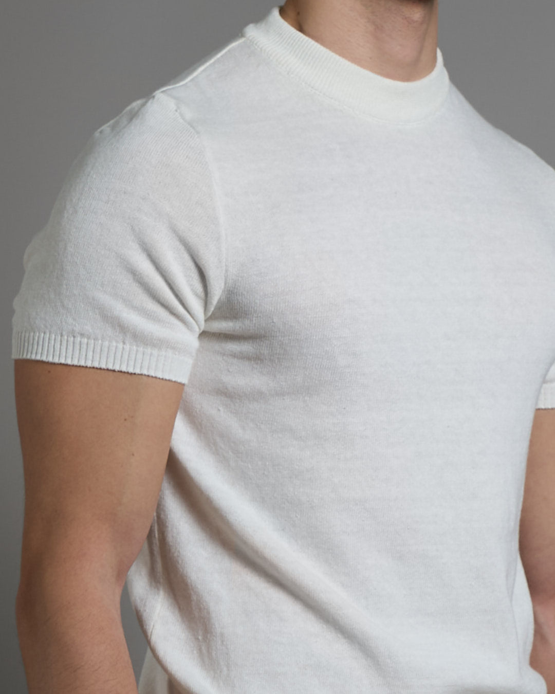 T-Shirt mezza manica in filo