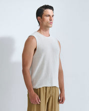 Canotta in maglia in cotone