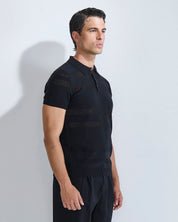 Polo in filo micro traforata