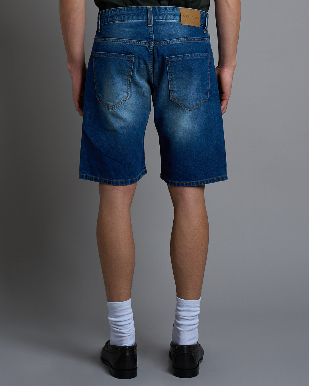 Denim Regular Fit Stone Wash Used Spruzzato