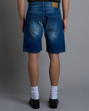 Denim Regular Fit Stone Wash Used Spruzzato