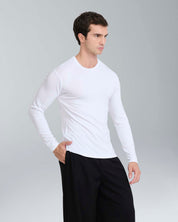 T-shirt longsleeve in viscosa