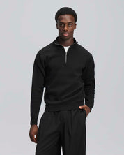 Pullover a mezza zip