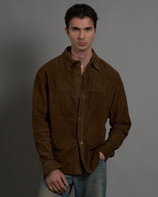 Giacca Camicia in camoscio