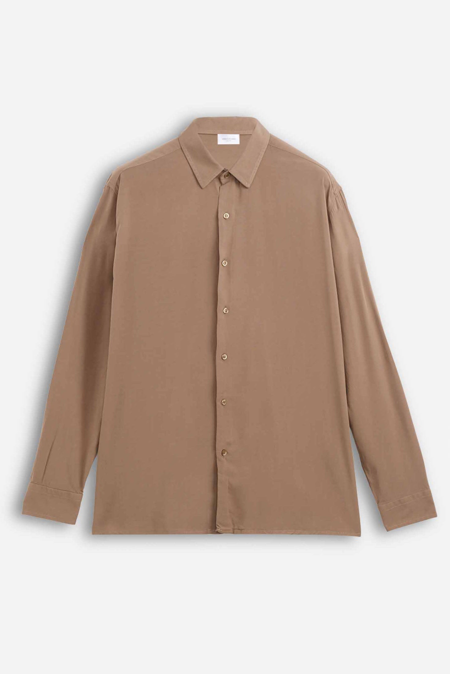 Camicia in Viscosa a tinta unita