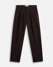 Pantalone wide fit con fibbiette