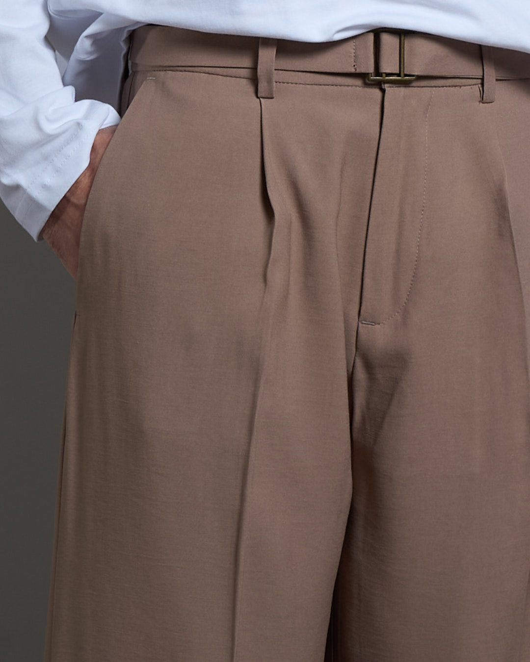 Pantalone Wide fit con cintura