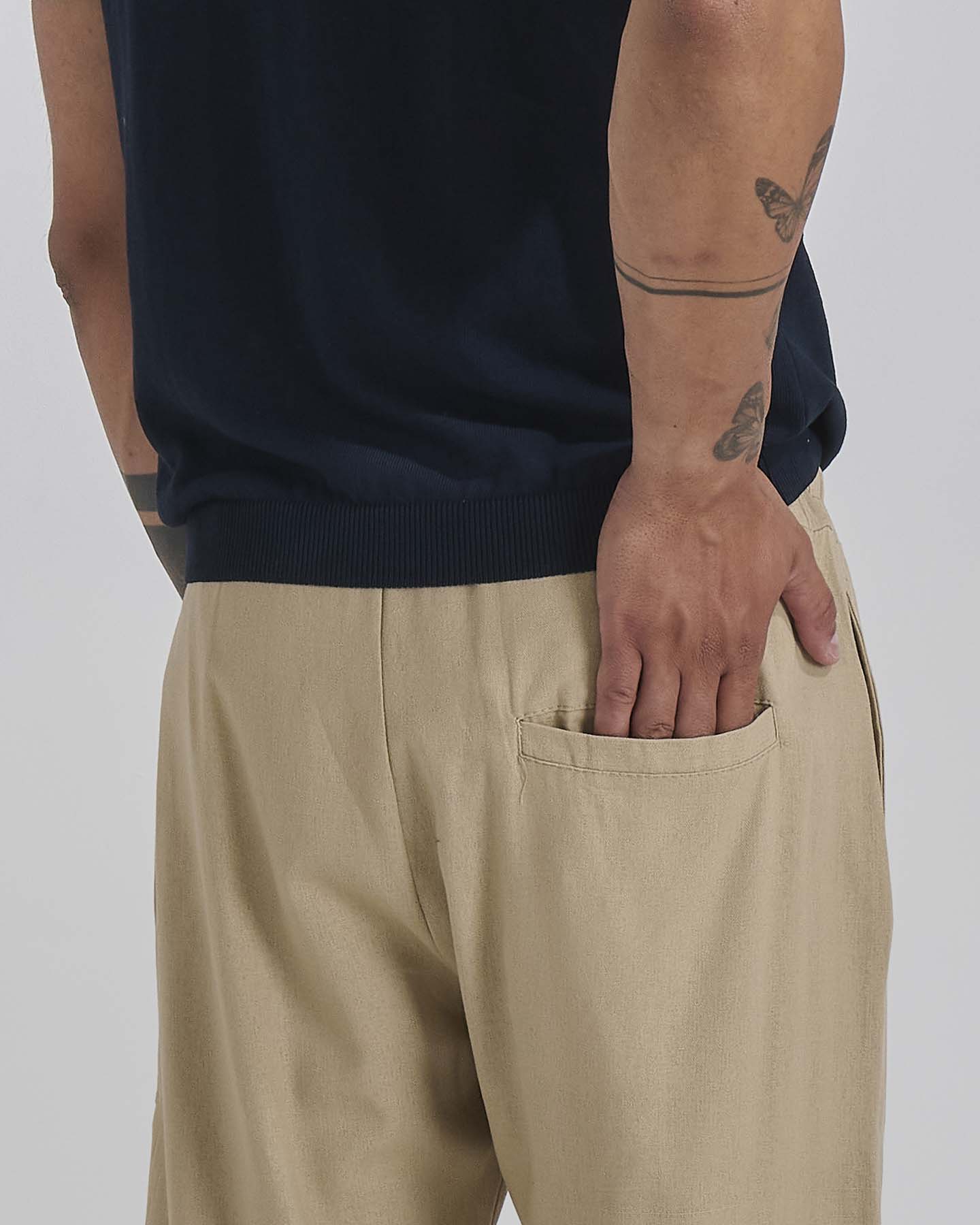 Pantalaccio Jogger In Lino