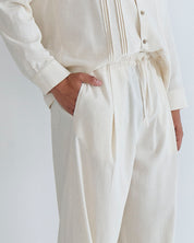 Pantalaccio Strutturato in lino