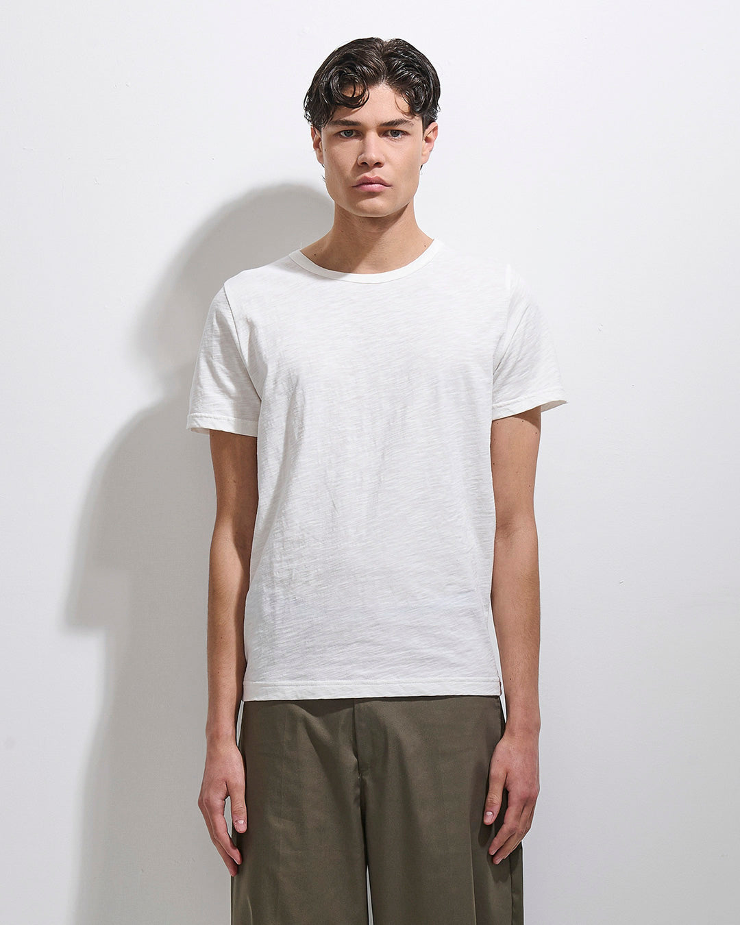 T-Shirt Basic cotone fiammato