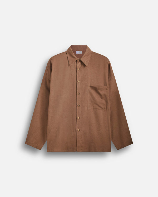 Camicia over in lino da coordinato
