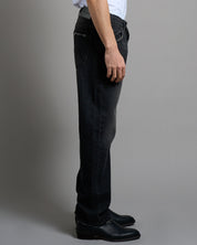 Jeans Straight Fit Stone Wash Sabbiato