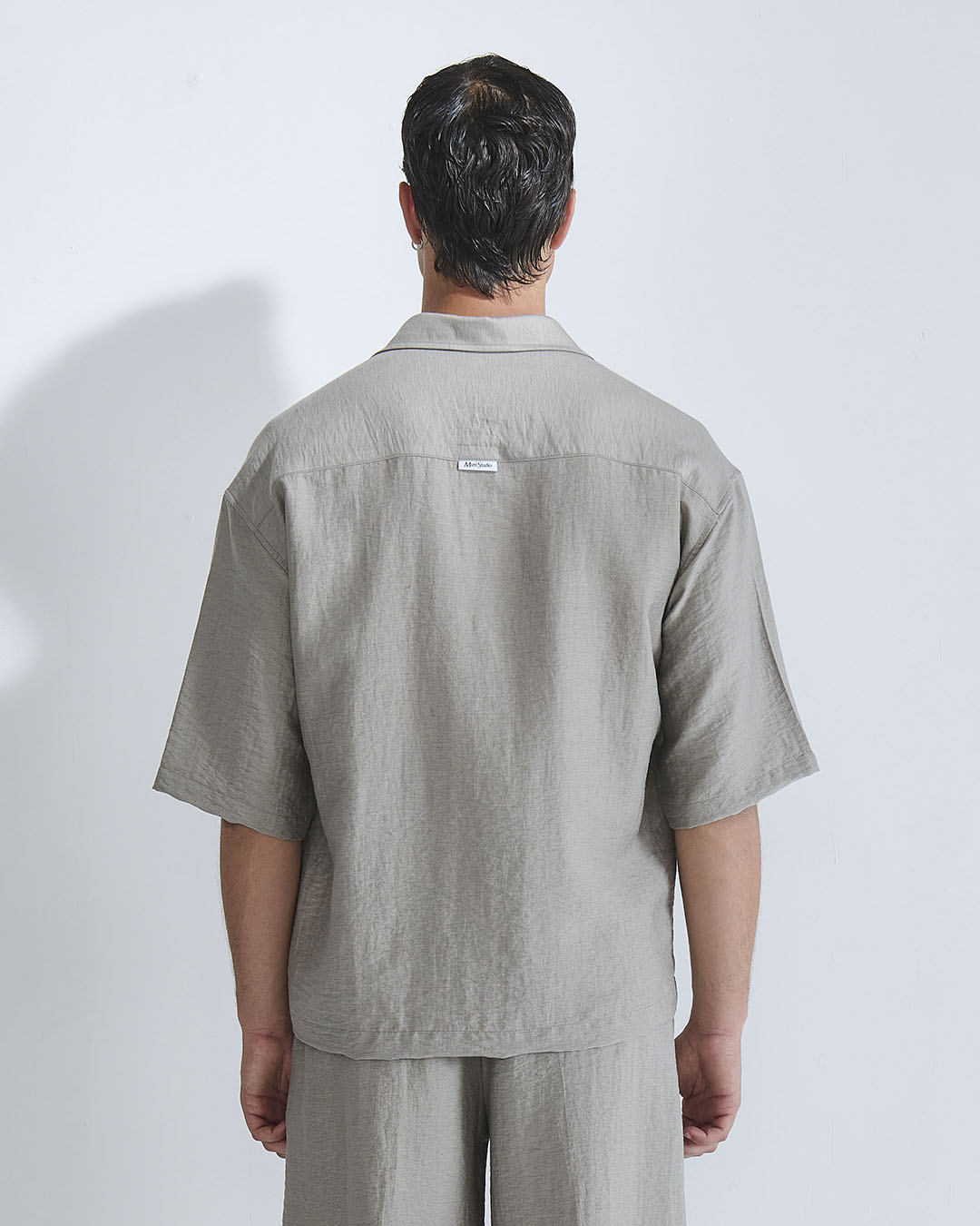 Camicia Polo misto lino