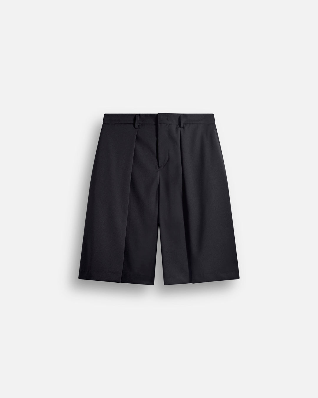 Bermuda con pieghe wide fit