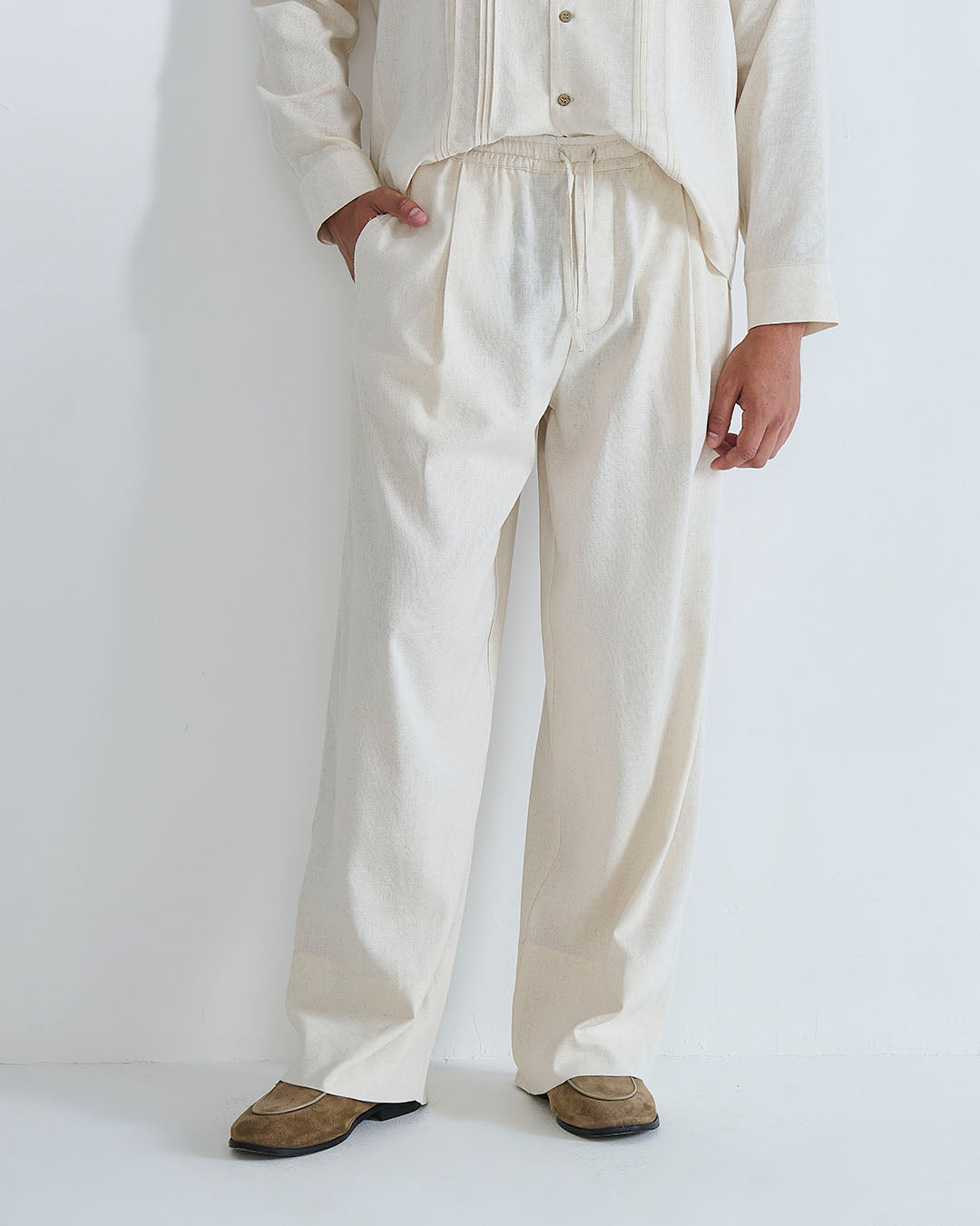 Pantalaccio Strutturato in lino
