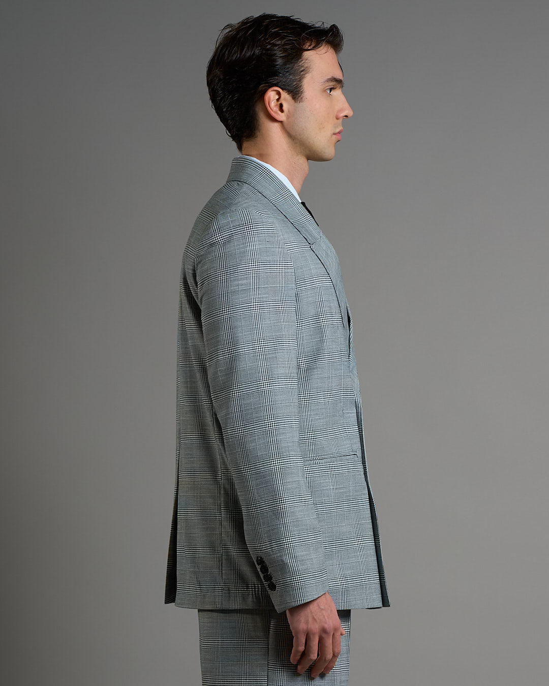 Giacca Relax Fit Principe di Galles