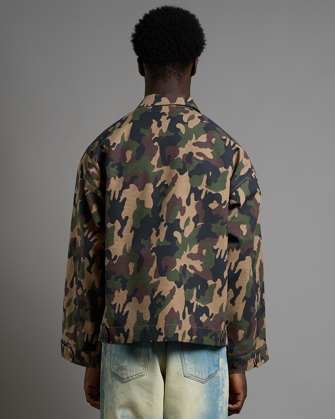 Giacca Cropped fit Camouflage