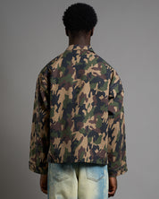 Giacca Cropped fit Camouflage