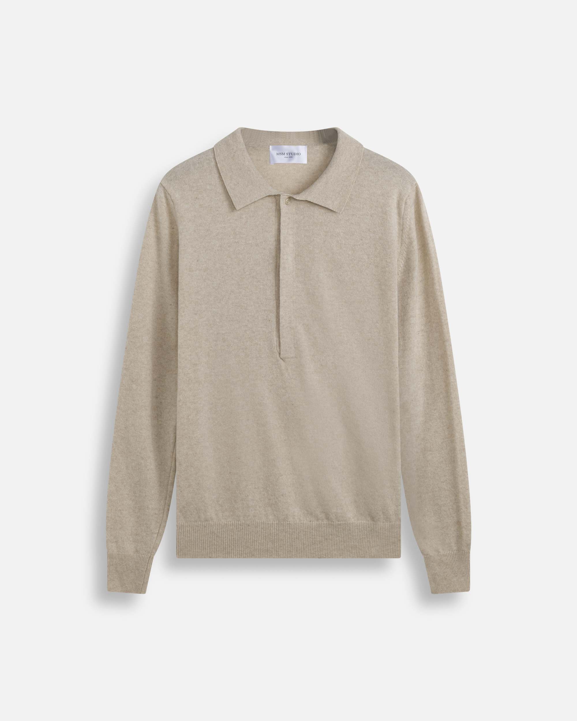Polo in misto cashmere