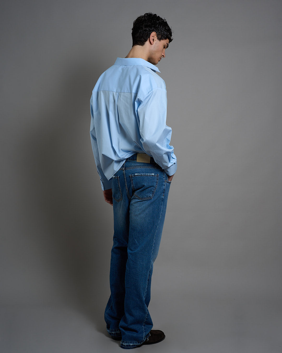 Jeans Flare Fit doppio stone
