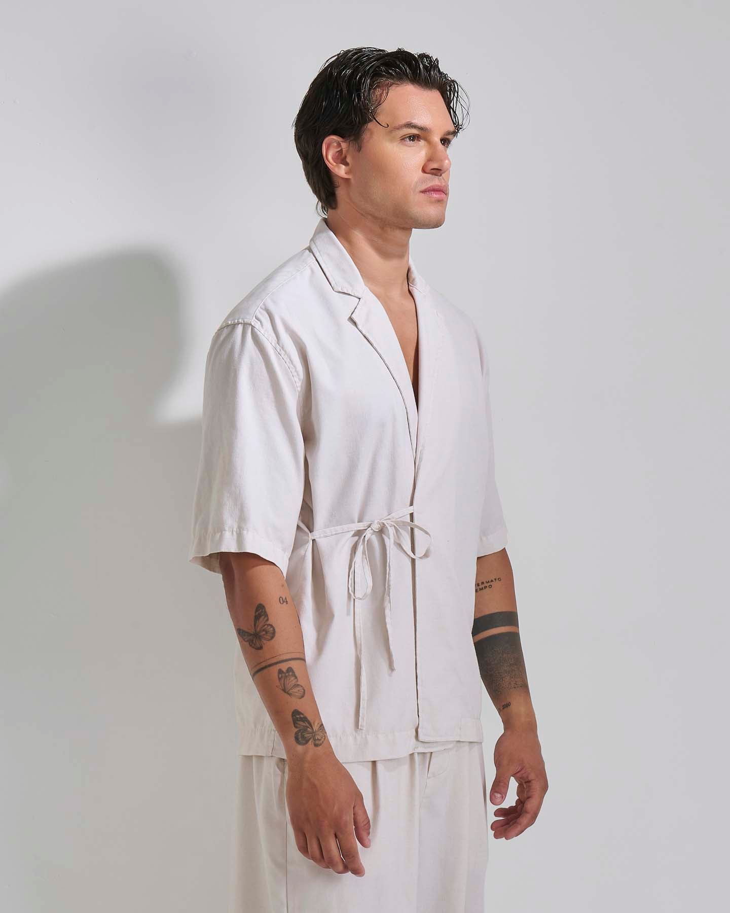 Giacca Kimono con laccio