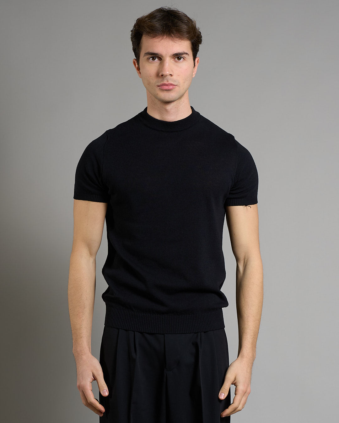 T-Shirt mezza manica in filo