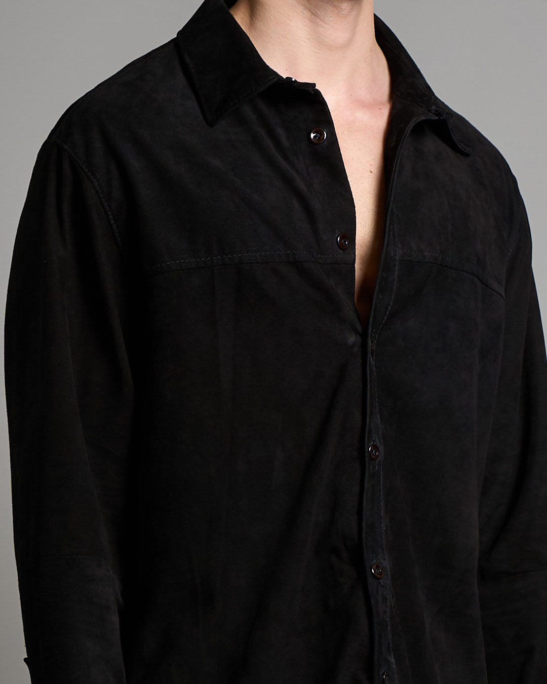 Giacca Camicia in camoscio