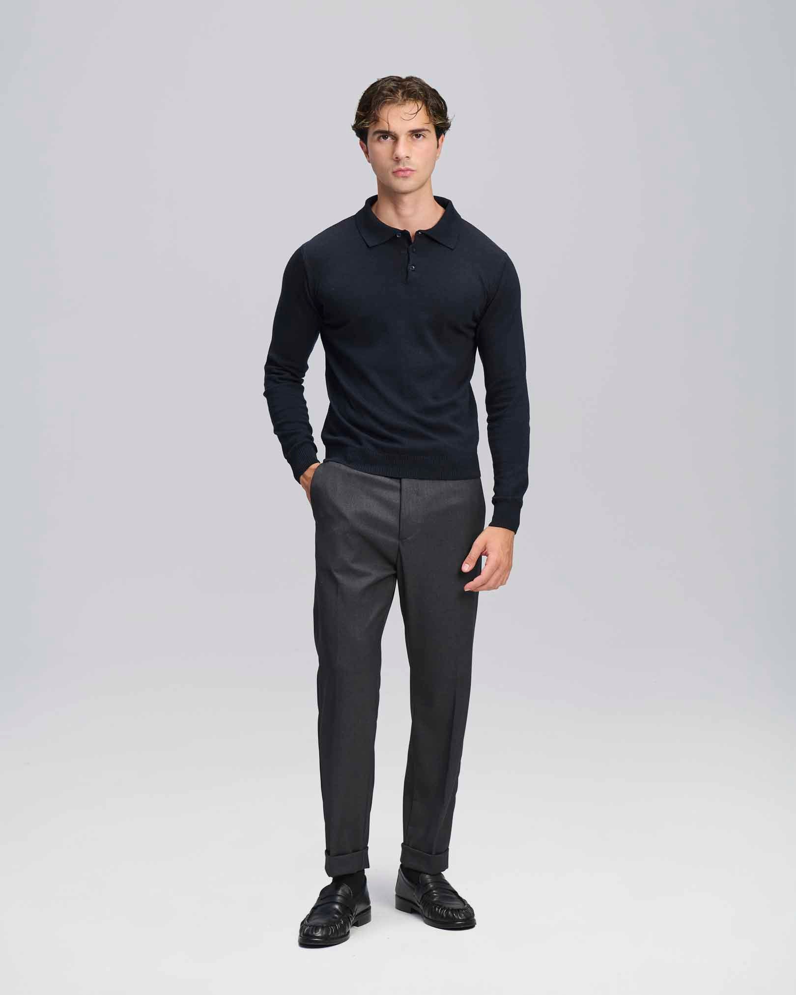 Polo rasata basic