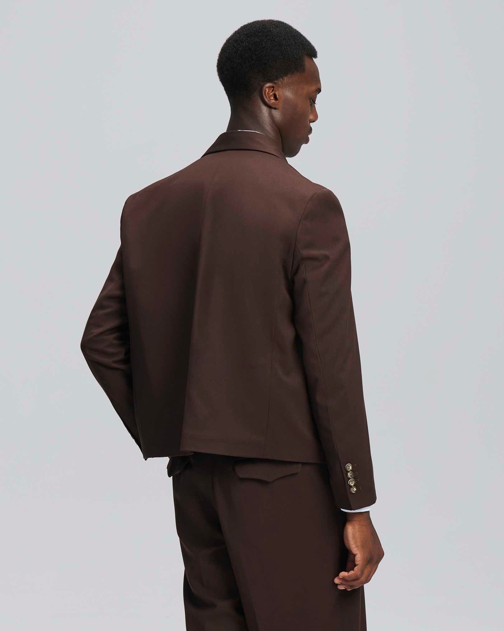 PRE ORDINE Giacca cropped doppiopetto moro