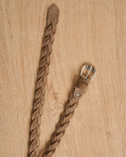 Cintura intrecciata scamosciata Limited Edition