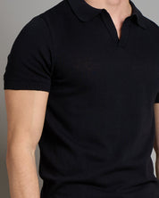 Polo senza bottoni mezza manica