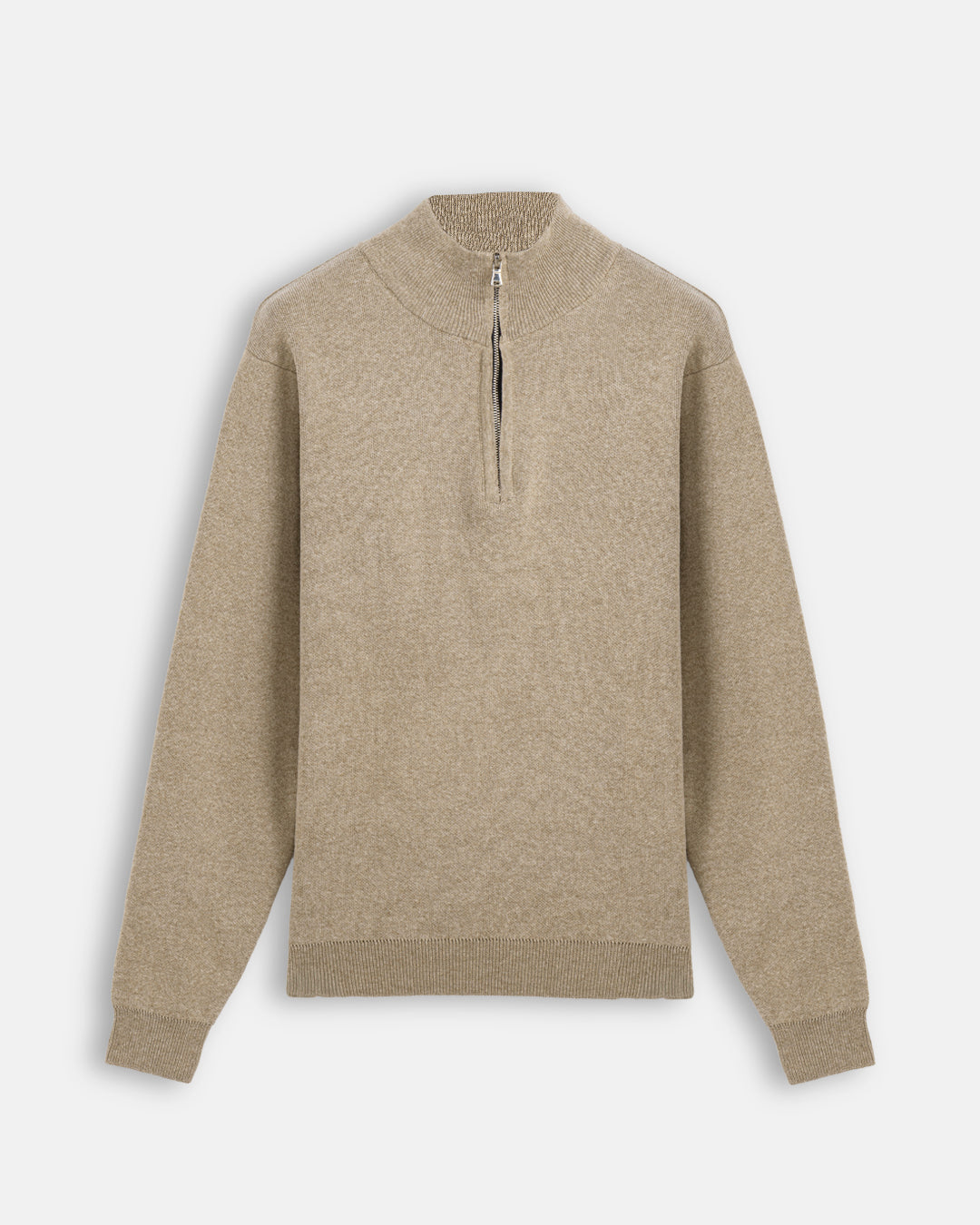 Pullover a mezza zip